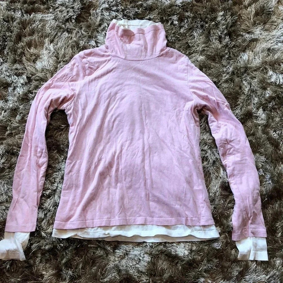 2 Layers Turtleneck Shirt Size S - Picture 1 of 2